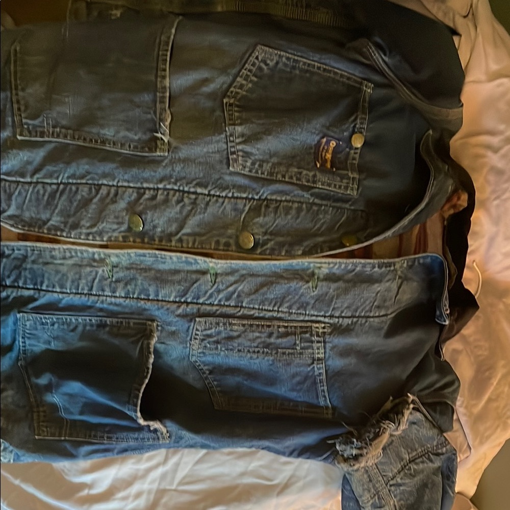 Distressed Denim Jacket